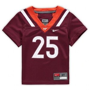 Toddler Nike #25 Maroon Virginia Tech Hokies Untouchable Football Jersey